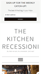Mobile Screenshot of kitchenrecessionista.com