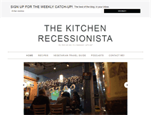 Tablet Screenshot of kitchenrecessionista.com
